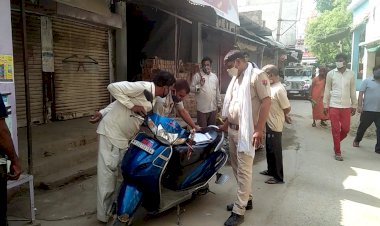 कोरोना महामारी के प्रकोप को देखते हुए रामगढ़ थाना पुलिस ने उठाए सख्त कदम