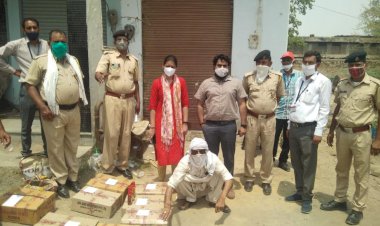 अवैध शराब ब्रांचों पर कार्यवाही, दो गिरफ्तार