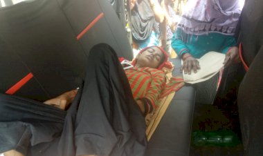 दो बाइकों की टक्कर में पति-पत्नी हुए घायल