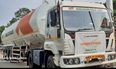 भीलवाड़ा विधायक विट्ठल शंकर अवस्थी ने राजस्थान सरकार को दिलवाए 2 क्रायोजेनिक लिक्विड ऑक्सीजन टैंकर