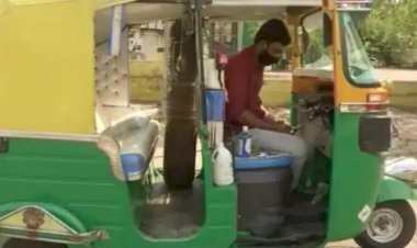 कोरोना संक्रमित मरीजों की मदद के लिए ओटो को बनाया मिनी एंबुलेंस, पुलिस ने युवक के खिलाफ किया केस दर्ज