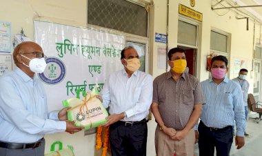 लुपिन ने नगर निगम को उपलब्ध कराए मास्क व पीपीई किट