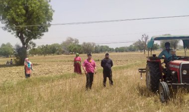 जमीन से चार- पांच फिट उपर झूल रही हाईवोल्टेज बिजली लाईन, शिकायतो के बाद भी जिम्मेदारो की आंखे बंद