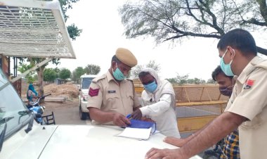 महामारी रेड अलर्ट पखवाड़े के तहत गोविंदगढ़ पुलिस ने दिखाई सख्ती, एक दुकान सहित तीन वाहन सीज कर काटे 54 चालान