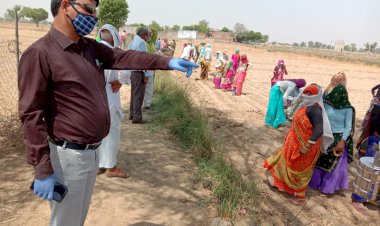 बीडीओ व तहसीलदार ने कठूमर मे विवादित बंद निर्माण काे समझाईश कर करवाया आरंभ