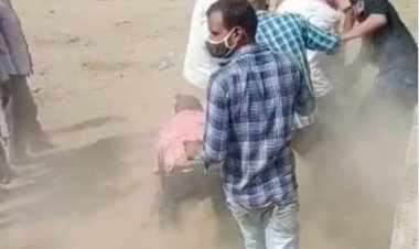 पिता की मौत के बाद चिता पर संपत्ति को लेकर भाईयों में शमशान में संग्राम