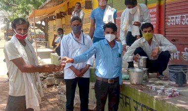 रोग प्रतिरोधक क्षमता बढ़ाने के लिए पिलाया आयुर्वेदिक काढ़ा