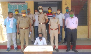 हलैना पुलिस के हत्थे चढा पैरोल से फरार ईनामी अपराधी ईश्वर उर्फ कनकटा