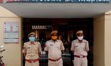 खैरथल थाना पुलिस की कार्यवाही, अवैध शराब सहित एक गिरफ्तार