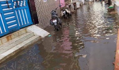 बेमौसम हुई बारिश ने खोली पालिका की पानी निकासी व्यवस्था की पोल