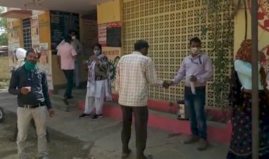 प्राथमिक स्वास्थ्य केंद्र माचाड़ी में पिलाया आयुर्वेदिक औषधियुक्त काढा, मरीजों को किया जागरूक