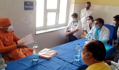 सांसद महंत बालक नाथ ने किया बर्डोद चिकित्सालय का औचक निरीक्षण,  सुविधाओं मे विस्तार के लिए दस लाख रुपये देने की घोषणा