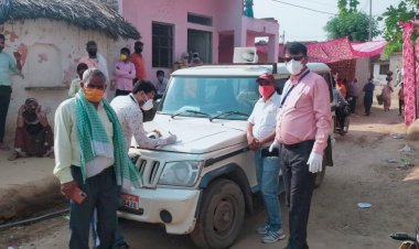 विकास अधिकारी व तहसीलदार ने शादी समारोह का निरीक्षण, नियमो के उल्लंघन पर काटा चालान