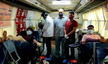 महाराणा प्रताप जयंती के उपलक्ष्य में निशुल्क रक्तदान शिविर का बानसूर मे हुआ आयोजन