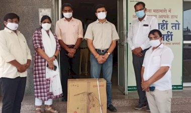 नगरपालिका अध्यक्ष की पहल पर मिले ऑक्सीजन कन्सट्रेटर