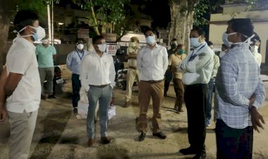 जिला कलेक्टर ने किया राजगढ़ सीएचसी का औचक निरीक्षण