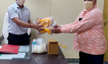 लूपिन ने  विभिन्न कार्यालयों को उपलब्ध कराएं 500 मास्क, ग्लब्स और सैनीटाइजर