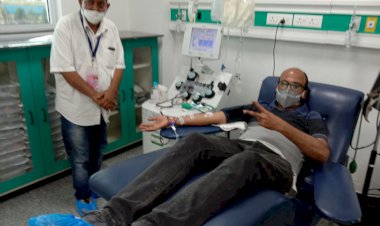 भीलवाड़ा के युवाओं की पहल, पीड़ित मानव की सेवा के लिए किया प्लाज्मा दान