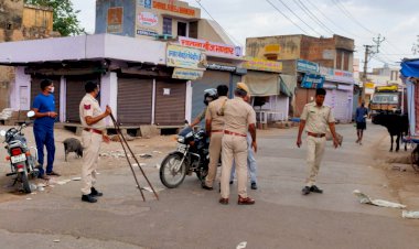 पुलिस प्रशासन की सख्त पहल, लक्ष्मणगढ़ के सभी रास्ते किए सील