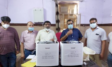 ईशा बंसल ने कामां अस्पताल को दिए दो ऑक्सीजन कंसंट्रेटर