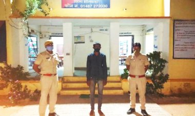 कटर थ्रेसर से 111 किलो अफीम डोडा पोस्त चूरा बरामद, एक गिरफ्तार