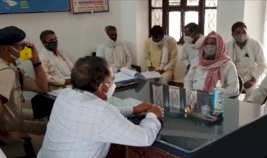 ईद पर कोविड नियमो पालना करने को लेकर मुस्लिम धर्म गुरूओं की मीटिंग हुई आयोजित