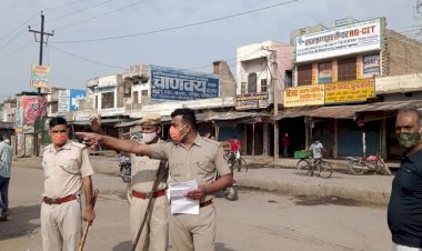 लक्ष्मणगढ़ प्रशासनिक अधिकारियों  की पहल से सब्जी मंडी में भीड़ पर लगा अंकुश