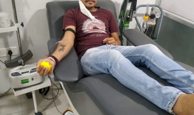 अग्रवाल समाज के युवा की अनोखी मिशाल, 81 बार किया रक्तदान