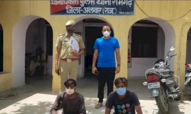 गुरुद्वारे में चोरी करने आए 2 आरोपी चढ़े पुलिस के हत्थे