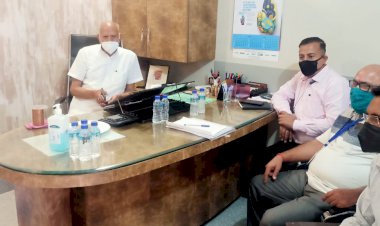 पानी की समस्या को लेकर विधायक ने जलदाय विभाग के अधिकारियों की ली बैठक