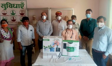 रूण स्वास्थ्य केन्द्र पर पहुंची ऑक्सीजन मशीन, मरीजों को मिलेगा उचित लाभ