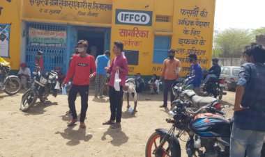 कोरोना संक्रमण से बचाव के लिए गाडरमाला मे वितरण किये मास्क