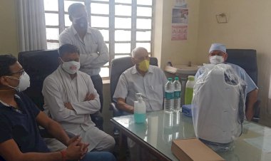 भामाशाह लोकेश जसोरिया ने दान की 2 ऑक्सीजन कंस्ट्रेटर मशीन, विधायक ने जताया आभार