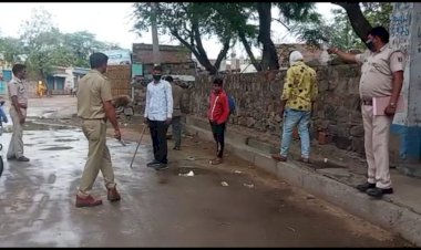 जीरो मोबिलिटी क्षेत्र में बेवजह घूमने वालों के काटे चालान