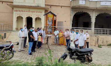 भामाशाह ने कानोड़ा हनुमान मन्दिर में RO व वाटर कूलर सहित लगाई पानी टंकी