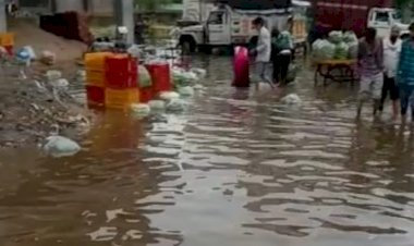 बारिश का धीमा दौर जारी, ठंडी हवाओं के साथ मौसम हुआ सुहावना, गर्मी से भी मिली राहत