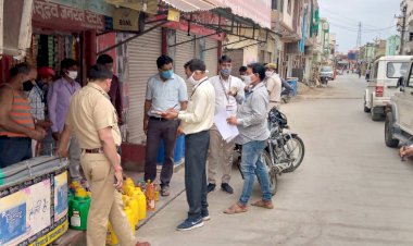 अवैध रूप से पेट्रोलियम पदार्थ बेचते दुकानदार को पकड़ा, उपखंड अधिकारियों ने की कार्यवाही