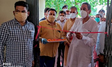 पूर्व कैबिनेट मंत्री विश्वेन्द्र सिंह ने ड़ीग में 30 बेड के कोविड आश्रय  स्थल का किया शुभारंभ