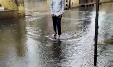 विकास के नाम पर करोड़ो रुपये के एलान की, हल्की सी बरसात ने खोल दी पोल