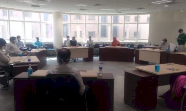 क्षेत्रीय सांसद के अथक प्रयास से केंद्रीय श्रम व रोजगार मंत्री संतोष गंगवार आज अलवर MIA स्थित ईएसआईसी हॉस्पिटल का किया निरीक्षण