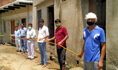 कोरोना महामारी को लेकर सजग उपसरपंच मंजू नरेश चौधरी व सचिव राकेश यादव