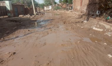 पहाड़ी -धीमरी सड़क मार्ग क्षतिग्रस्त कार्यवाही की मांग