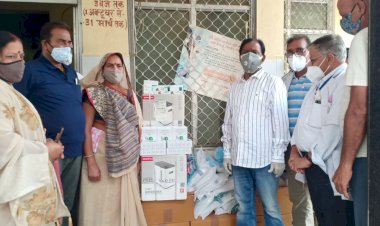 गोविंदगढ़ CHC को मिले 2 ऑक्सीजन कंसंट्रेटर,पूर्व विधायक जुबेर खान ने किया सहयोग