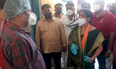 कोरोना के बढ़ते संक्रमण को लेकर भाजपा सांसद ने मेवात क्षेत्र का दौरा कर जाने हालात