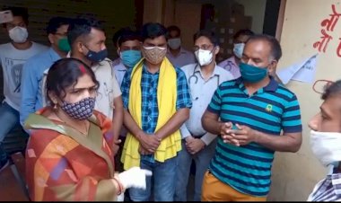 सांसद रंजीता कोली ने किया डीग के रैफरल चिकित्सालय का निरीक्षण