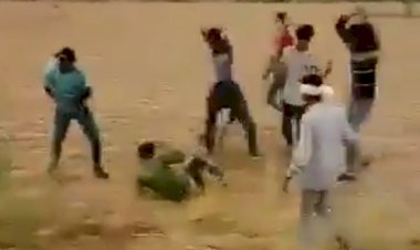 खेरली कस्बे के डयोठाना गांव में युवक की लाठी डंडो द्वारा पीटाई का विडियो सोशल मीडिया पर जम कर हो रहा वायरल