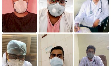 कोरोना संक्रमण की बढ़ती महामारी के दौर मे चिकित्सक निभा रहे सामाजिक सरोकार
