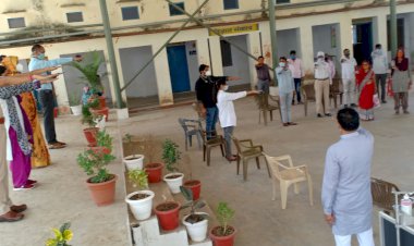 बहरोड़ थाना प्रभारी विनोद सांखला की अनूठी पहल, मेरा गांव मेरी जिम्मेदारी अभियान का किया शुभारंभ