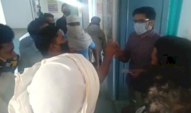 वैक्सीनेशन के लिए बाहर से आए लोगों का स्थानीय ग्रामीणो किया विरोध