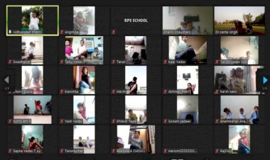 कोरोना महामारी के दौर में ऑनलाइन योग शिविर से कर रहे योगाभ्यास